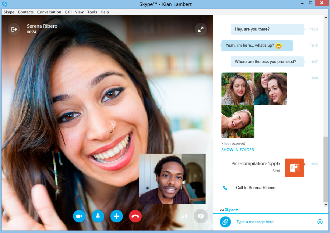 Interface Skype