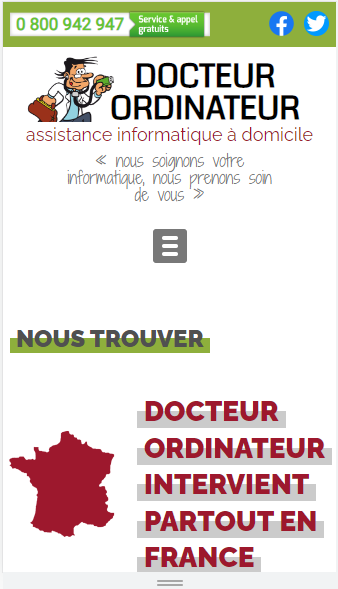 Nouveau site Internet Docteur Ordinateur