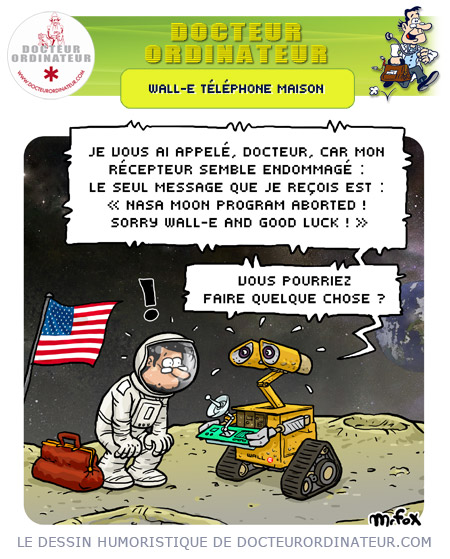 WALL-E téléphone maison