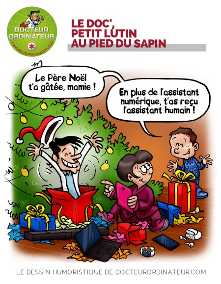 Le Doc', petit lutin au pied du sapin