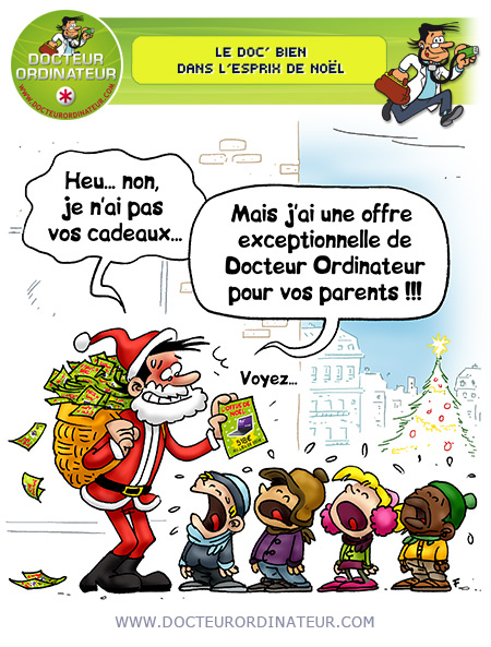 Le Doc' bien dans l'esprix de Noël