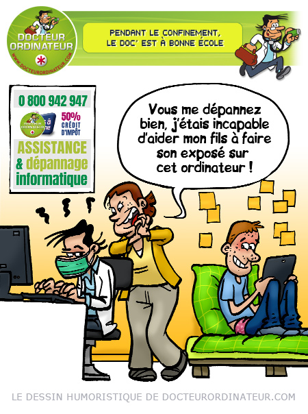 Pendant le confinement, le Doc' est à bonne école