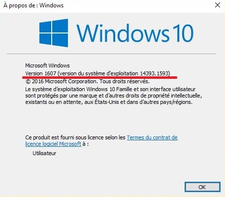 Retrouver la version de votre Windows rapidement ! 