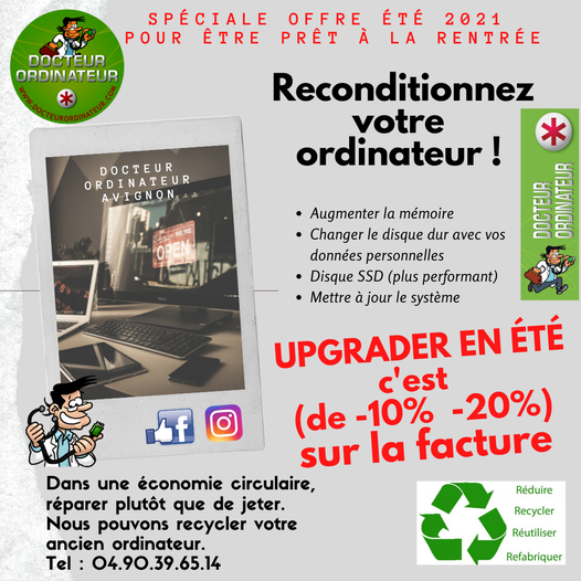 Docteur Ordinateur Booste votre PC pour la rentrée
