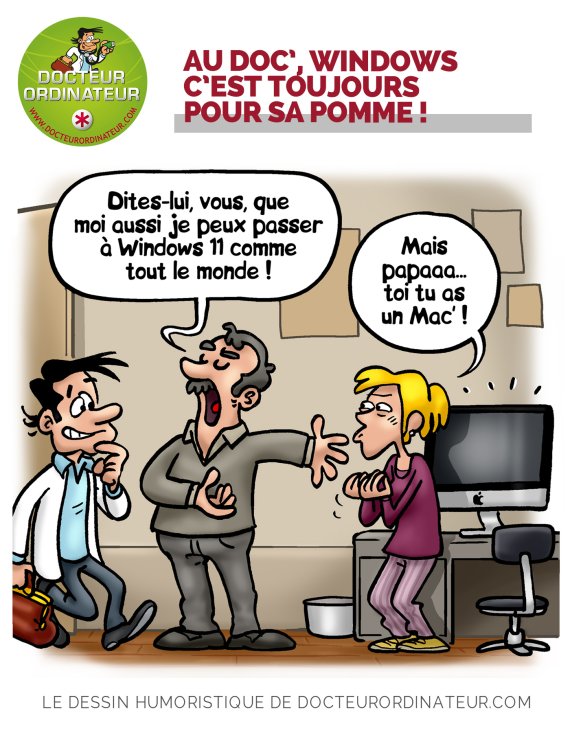 Au Doc', Windows c'est toujours pour sa pomme !