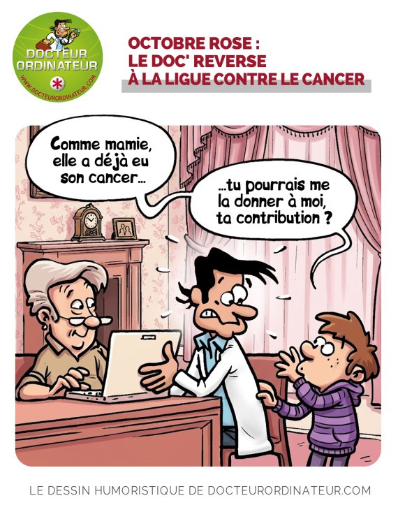 Octobre rose : le Doc' reverse à La ligue contre le cancer