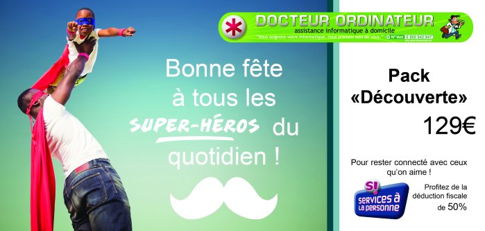 Bonne fête à tous les super héros du quotidien ! 